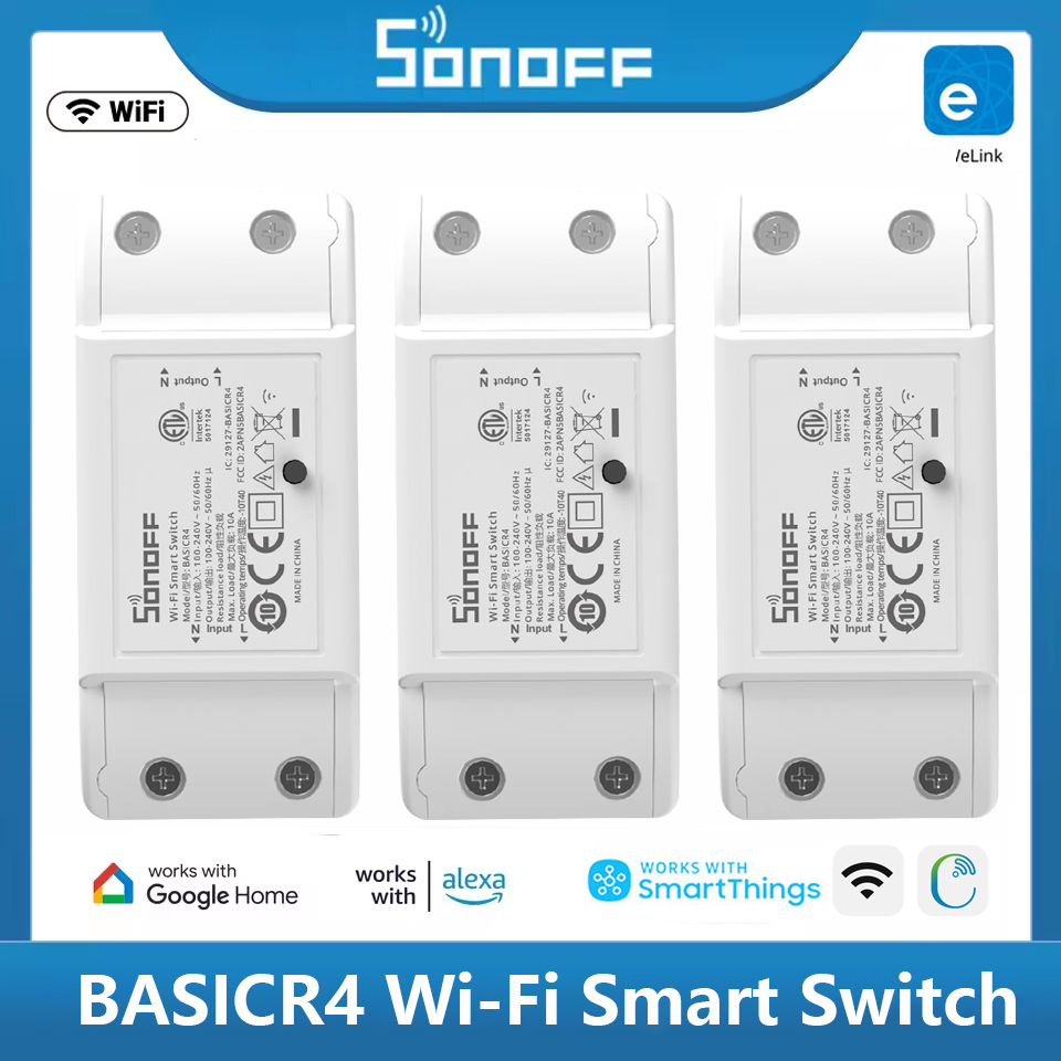 Sonoff Basic Switch - Interruptor Inteligente Mini Wifi Sonoff Basic-R4,